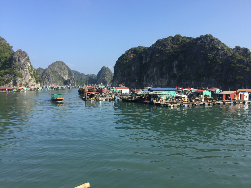 Floating village Halong Bay