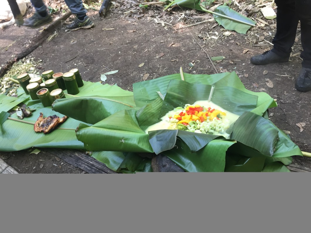 Chang Rai bamboo cooking